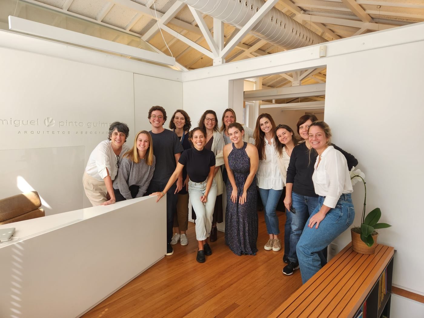 Equipe do Miguel Pinto Guimarães durante a implementação de Archicad conduzida pela Migra