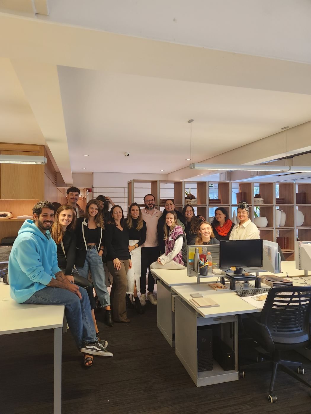 Equipe do Très Arquitetura durante a implementação de Archicad conduzida pela Migra